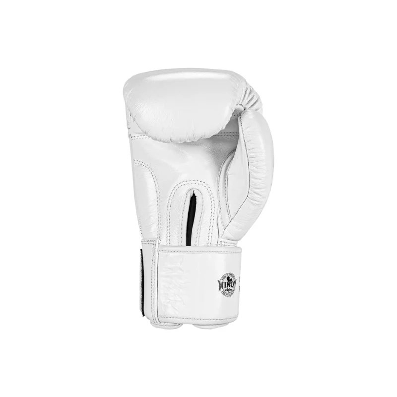 Windy Boxing Gloves White back view
