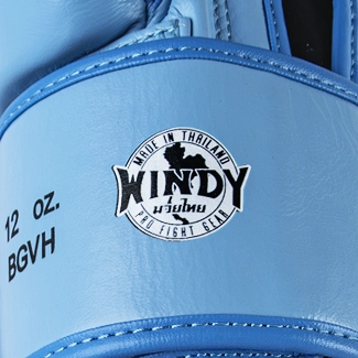 Windy Boxing Glove Light Blue Authentic Tag