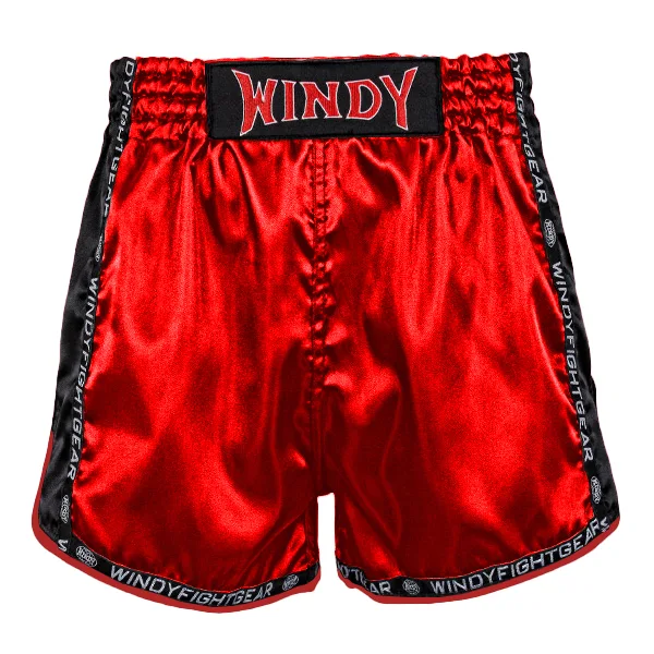 Windy Muay Thai Short Hybrid Red