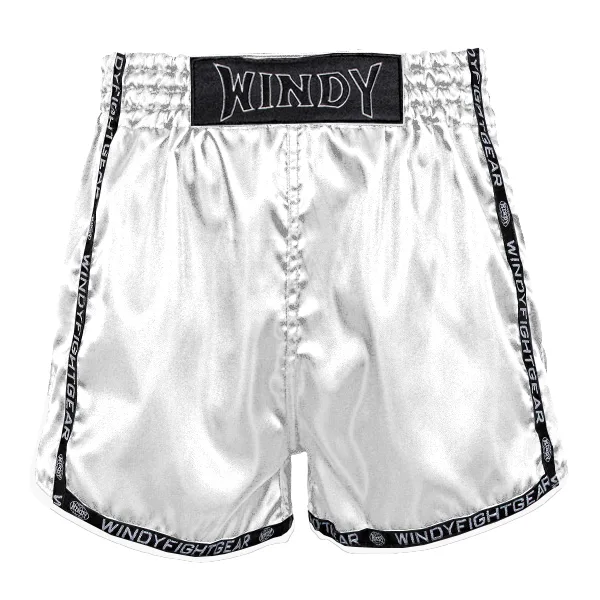 Windy Muay Thai Short Hybrid White