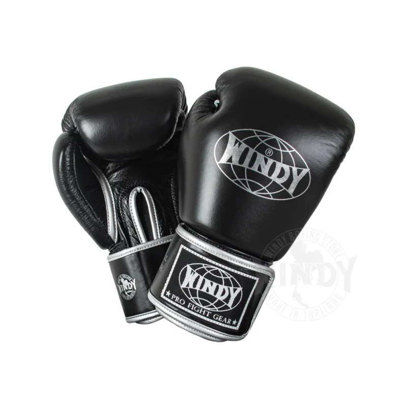 Windy Boxing Gloves Silver