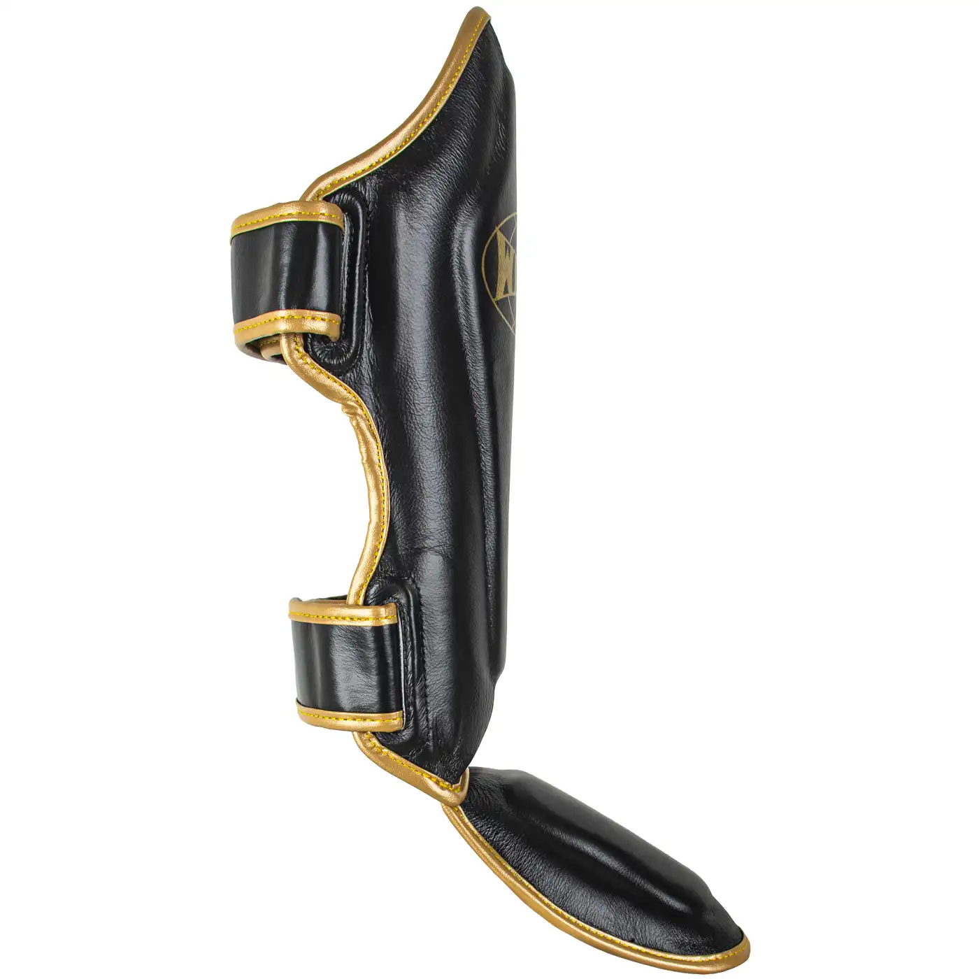 Windy Shin Guards Black Gold - right side