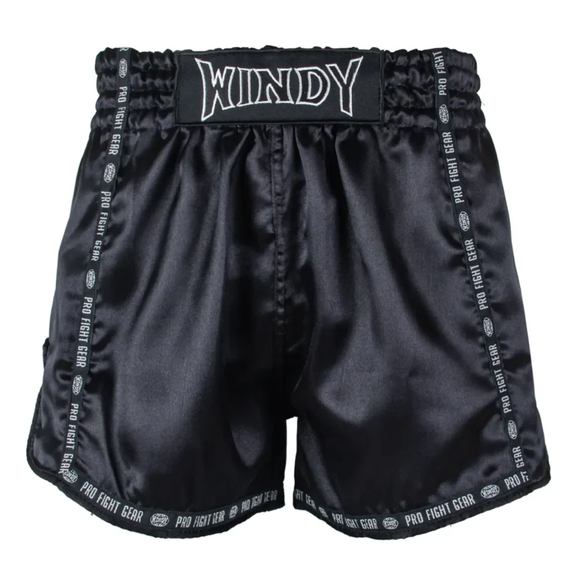 Windy Muay Thai Shorts Hybrid Black